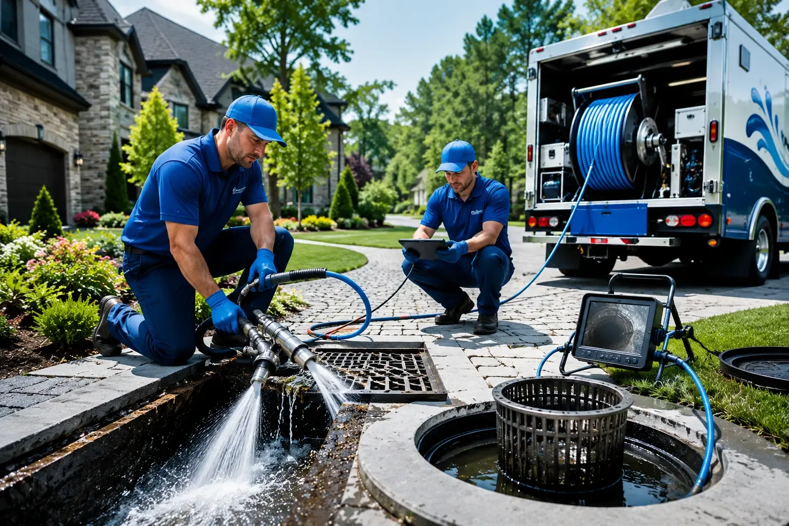 Local outdoor drain cleaning professionals in Stratford, CT